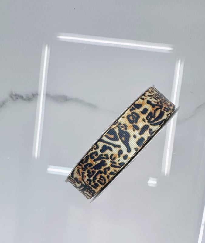 Mašna s leopard uzorkom za DIY dodatke za kosu, odjeću, obuću i šešire