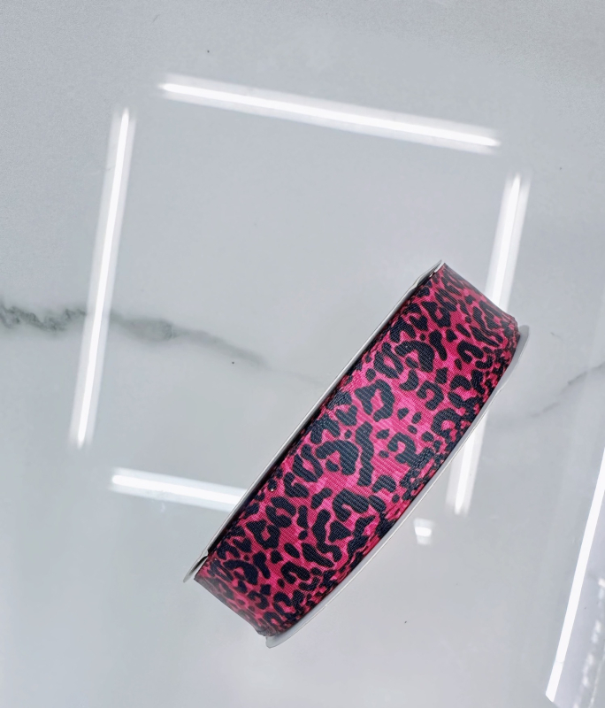 Mašna s leopard uzorkom za DIY dodatke za kosu, odjeću, obuću i šešire