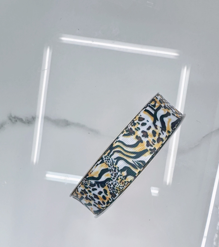 Mašna s leopard uzorkom za DIY dodatke za kosu, odjeću, obuću i šešire