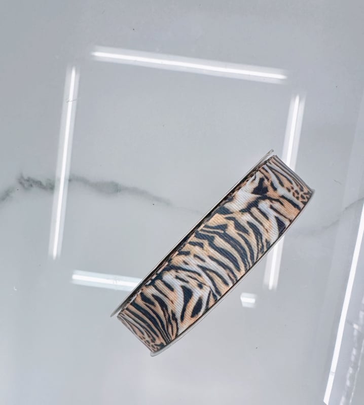 Mašna s leopard uzorkom za DIY dodatke za kosu, odjeću, obuću i šešire