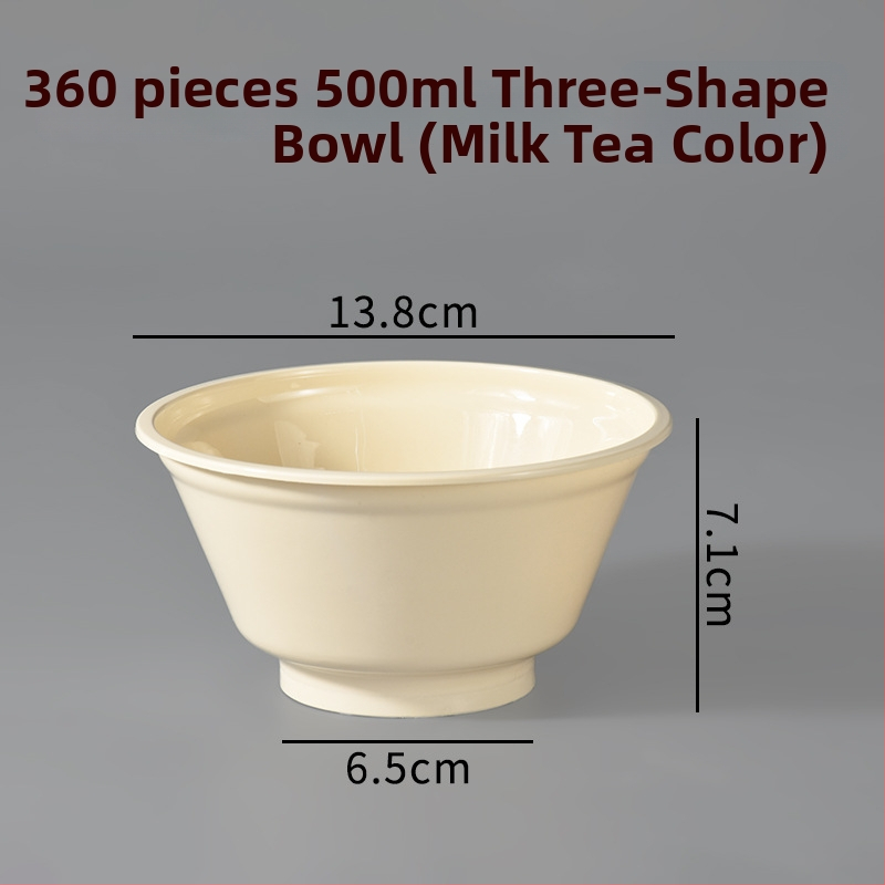 Bol de desert de unică folosință, rotund, cu capac, din plastic, compatibil cu microunde
