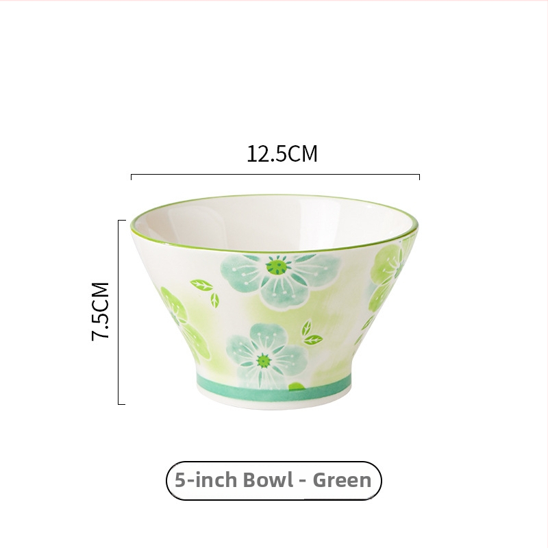 Japonský štýl miska s dvoma uchami, keramická, s vysokými nohami, objem 500 ml