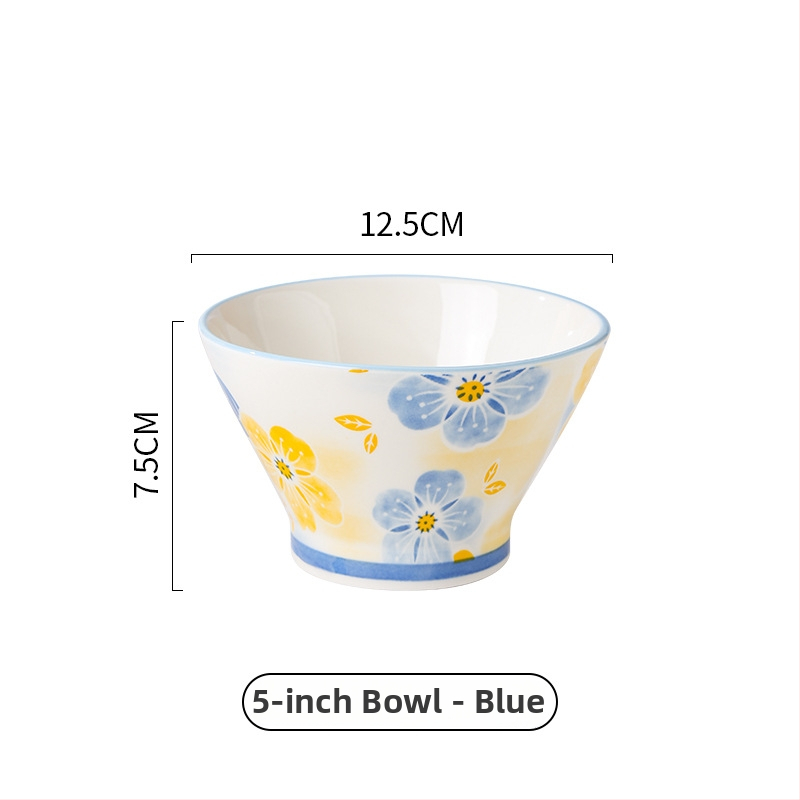 Japonský štýl miska s dvoma uchami, keramická, s vysokými nohami, objem 500 ml