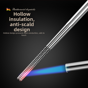 Parniton bețișoare din oțel inoxidabil 316, de calitate alimentară, antibacteriale, rezistente la mucegai, un set pentru o persoană, antiderapante, pentru uz casnic