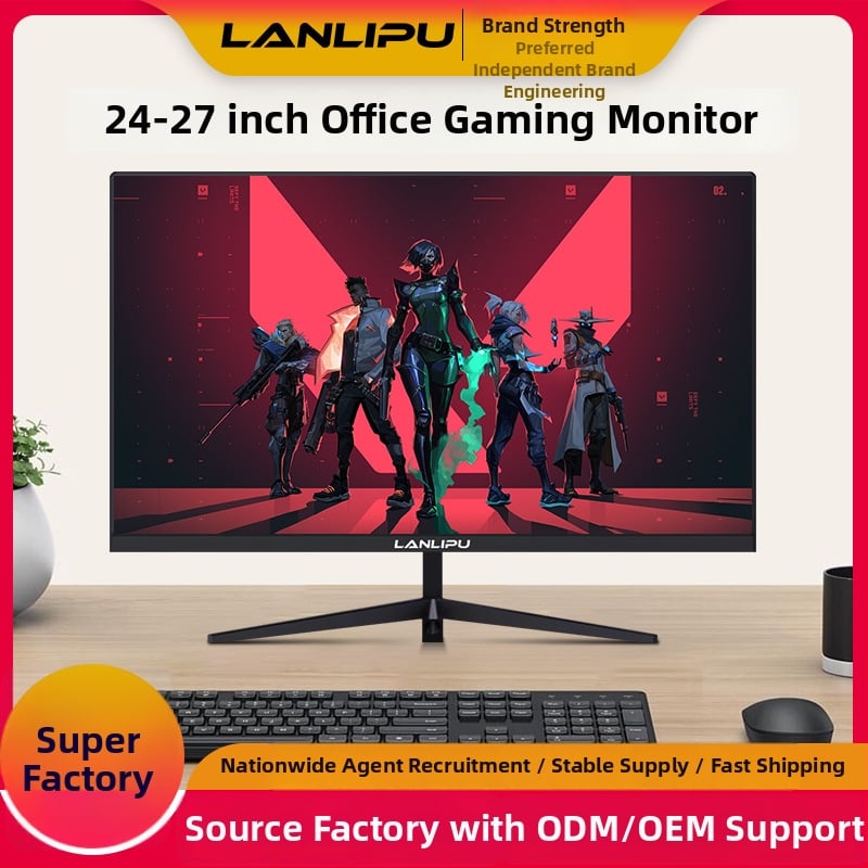 24-inčni računalni monitor, IPS LED zaslon, 1920x1080, omjer stranica 16:9, za kućnu uporabu i igranje