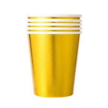 Pahar de hârtie irizant, curcubeu, 9 oz, pentru petreceri