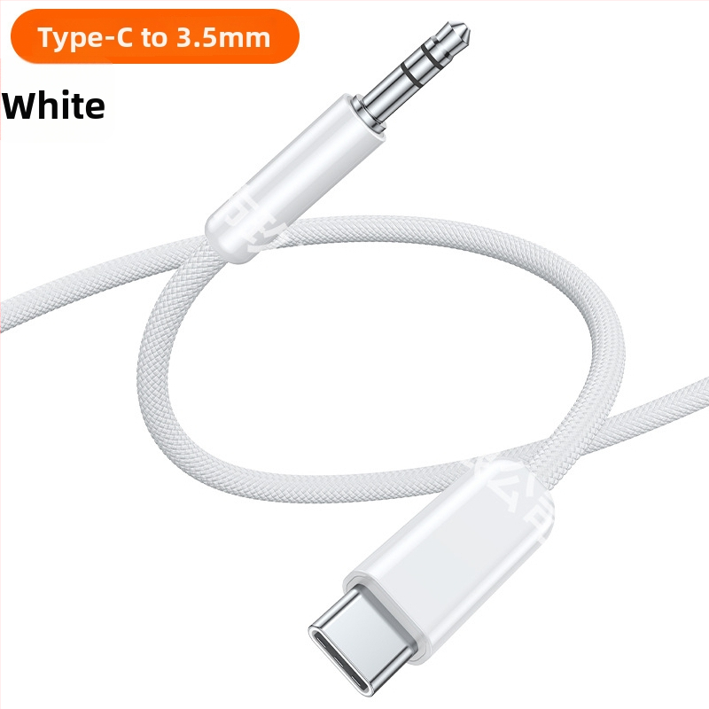 Dopamine USB-C към 3,5 мм аудио адаптер кабел с четири преплетени кабела