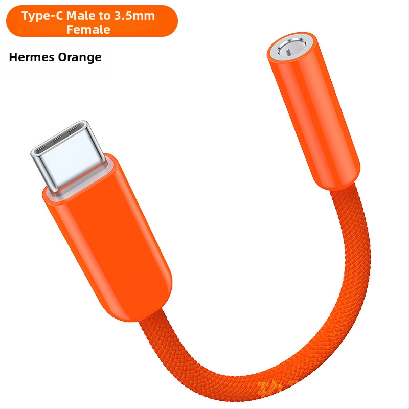 Dopamine USB-C към 3,5 мм аудио адаптер кабел с четири преплетени кабела