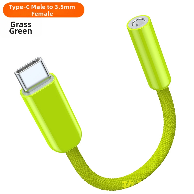 Dopamine USB-C към 3,5 мм аудио адаптер кабел с четири преплетени кабела