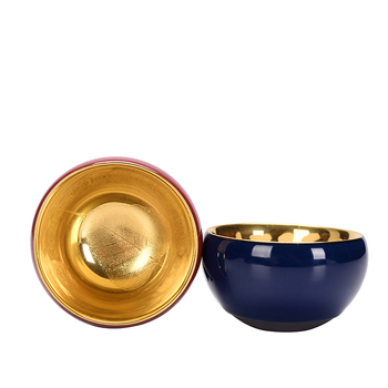 Ceașcă de ceai din porțelan placată cu aur de 24K, design cu frunză de lemn, realizată manual, pentru degustare de ceai