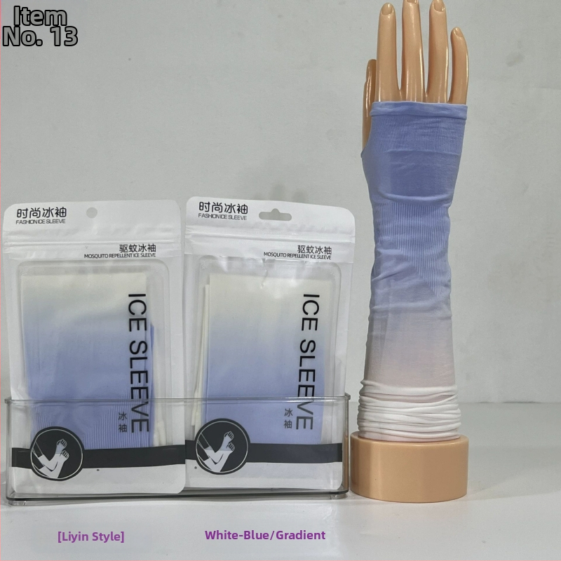 Unisex rukávy z gradientného Ice Silk s UV ochranou pre riadenie a cyklistiku