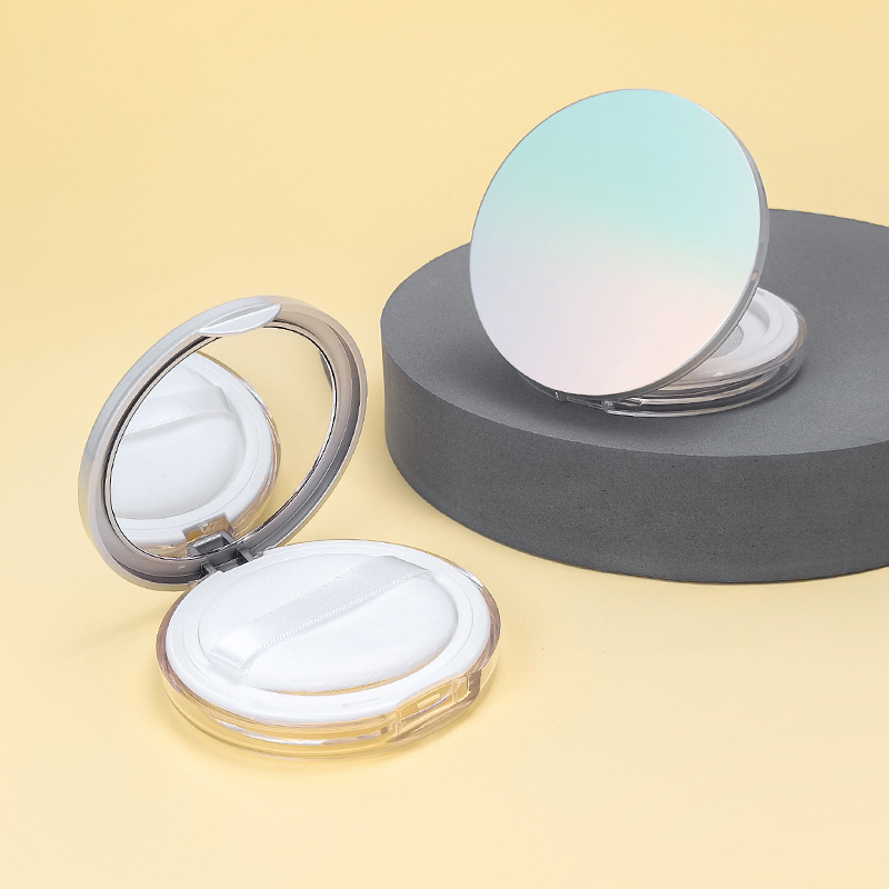 Κουτί πούδρας loose 5g/10g/20g με καπάκι flip-top και ελαστικό πλέγμα, επαναγεμιστικό άδειο κουτί με σφουγγάρι, βολικό