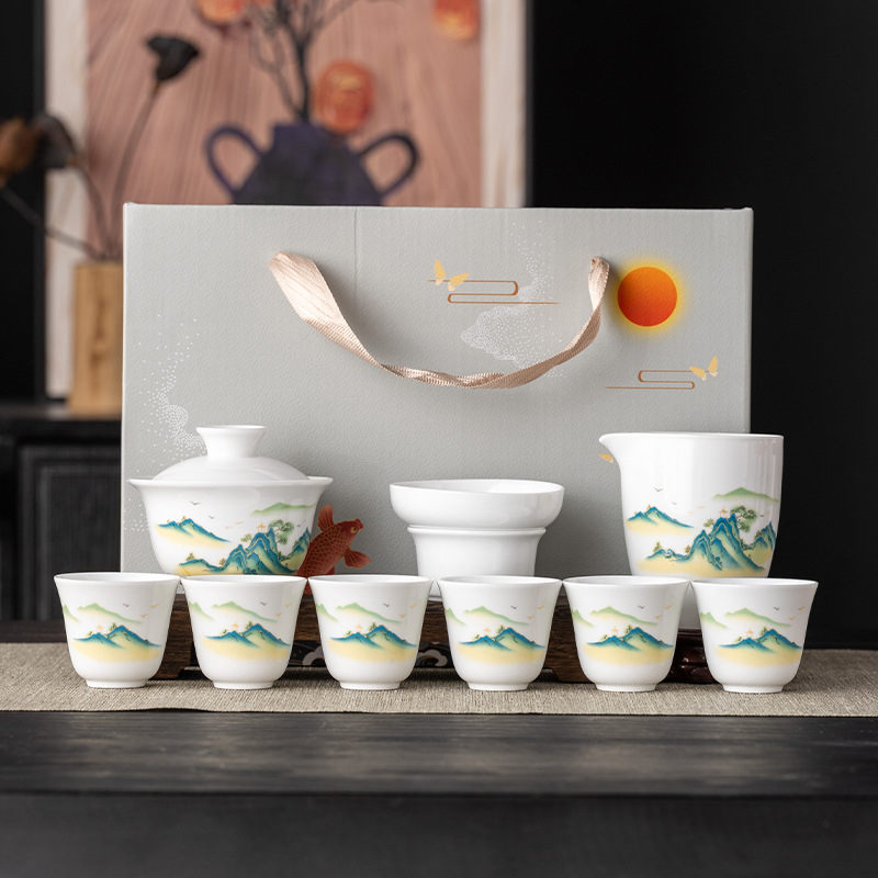 Set de ceai ceramic, stil chinezesc modern