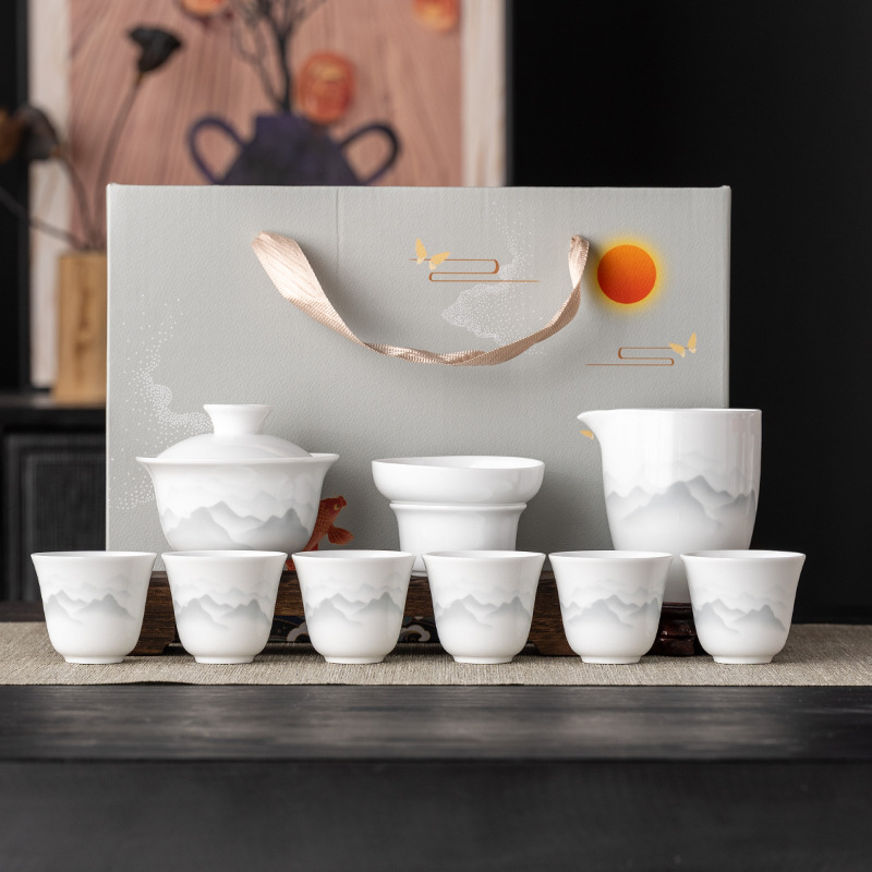 Set de ceai ceramic, stil chinezesc modern