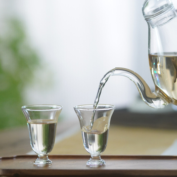 Ceainic de sticlă cu filtru, pentru uz casnic, rezistent la căldură, în stilul Dinastiei Song, design elegant cu mâner