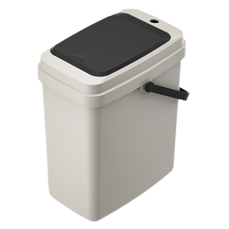 Găleată din plastic cu capac cu clic pentru set Gongfu de ceai