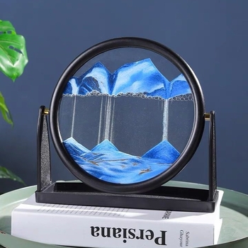 Pictură cu nisip curgător – ornament din sticlă, artă în nisip, decor în stil nordic pentru living, pentru dulapul TV și dulapul de vin, cadou de ziua de naștere pentru fete