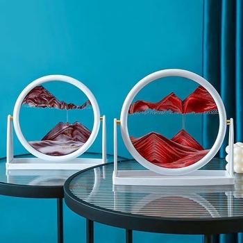 Pictură cu nisip curgător – ornament din sticlă, artă în nisip, decor în stil nordic pentru living, pentru dulapul TV și dulapul de vin, cadou de ziua de naștere pentru fete