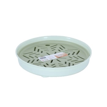 Tavă dublu nivel din plastic pentru scurgere, pentru fructe și ceai, tavă mare pentru bucătărie și living