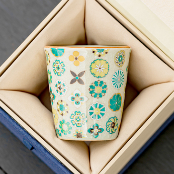 Ceașă de ceai din porțelan Ru Kiln — vas mare pentru birou și uz personal, design creativ