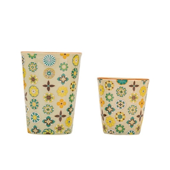 Ceașă de ceai din porțelan Ru Kiln — vas mare pentru birou și uz personal, design creativ