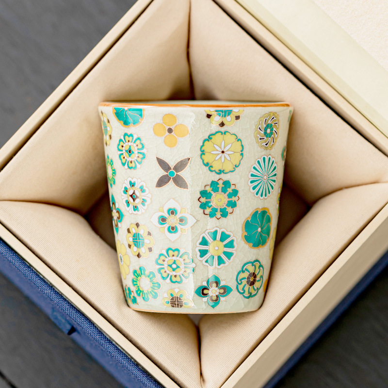 Ceașă de ceai din porțelan Ru Kiln — vas mare pentru birou și uz personal, design creativ