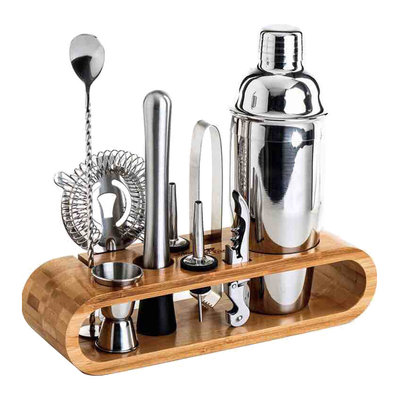Set de instrumente pentru cocktail din oțel inoxidabil – Shaker și echipamente de bar pentru acasă