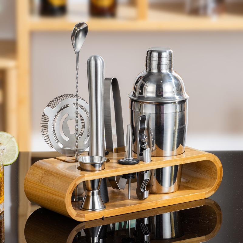Set de instrumente pentru cocktail din oțel inoxidabil – Shaker și echipamente de bar pentru acasă