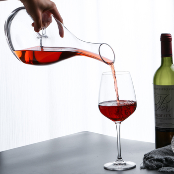 Decantor pentru vin roșu, stil european, sticlă fără plumb, capacitate 1000 ml, de înaltă calitate