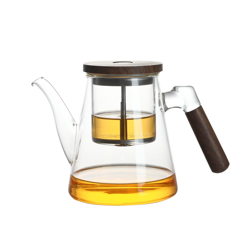Ceainic din sticlă nou cu filtru pentru separarea apei, pentru casă și birou