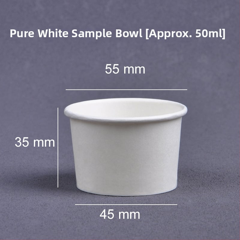 Jednorazové degustačné poháriky, mini papierové poháre s logom, 30 ml