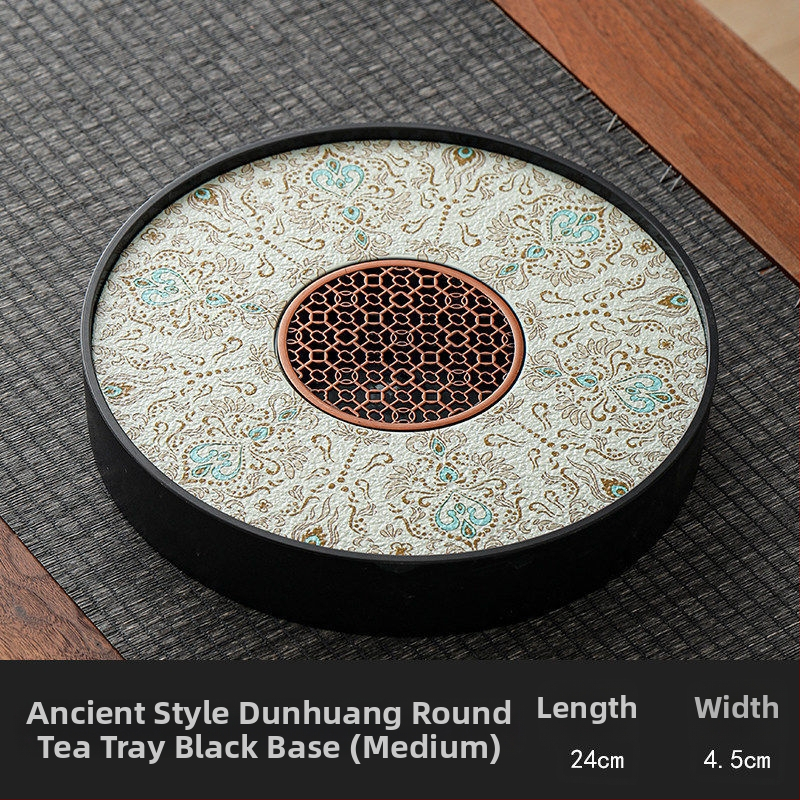 Ru Kiln 2026 Nou model set Kung Fu ceai pentru uz casnic, ceainic ceramic de înaltă calitate, cești de ceai, tavă pentru ceai uscat, set complet de ceai
