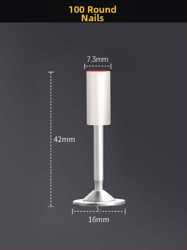 Pistol pneumatic pentru cuie, multifuncțional, pentru tavane, cu amortizor fonic