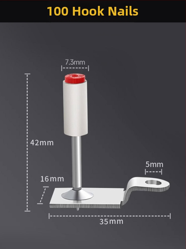Pistol pneumatic pentru cuie, multifuncțional, pentru tavane, cu amortizor fonic