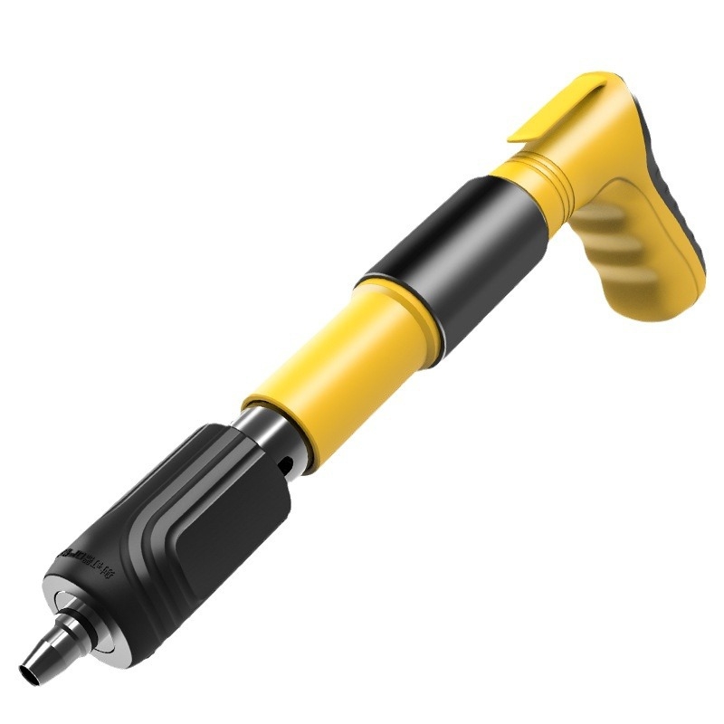 Pistol pneumatic pentru cuie, multifuncțional, pentru tavane, cu amortizor fonic