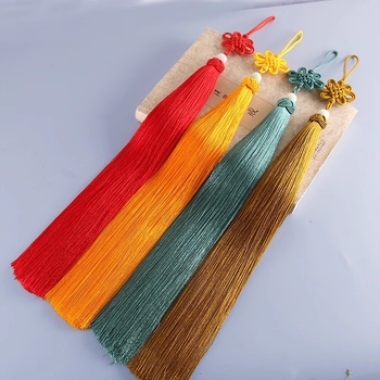 33 cm nod chinezesc cu ciucuri din mătase, lampă pendul pentru decor interior