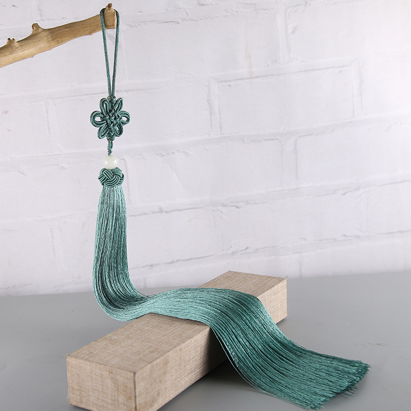 33 cm nod chinezesc cu ciucuri din mătase, lampă pendul pentru decor interior