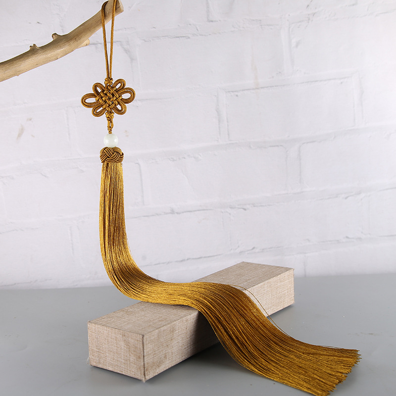 33 cm nod chinezesc cu ciucuri din mătase, lampă pendul pentru decor interior
