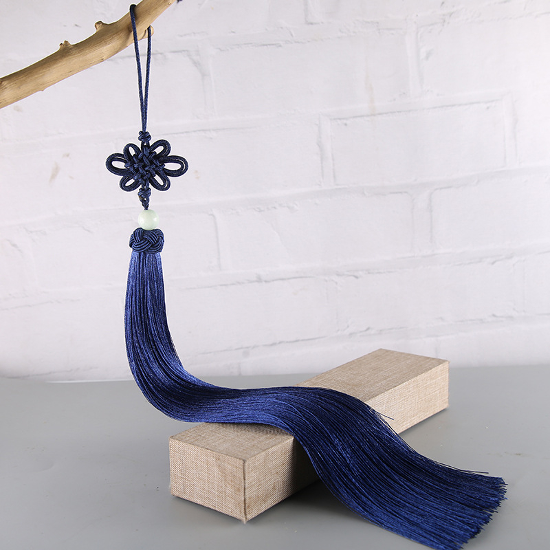33 cm nod chinezesc cu ciucuri din mătase, lampă pendul pentru decor interior