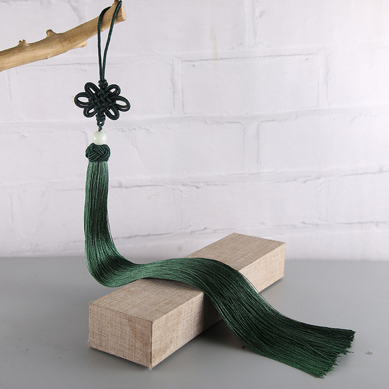 33 cm nod chinezesc cu ciucuri din mătase, lampă pendul pentru decor interior