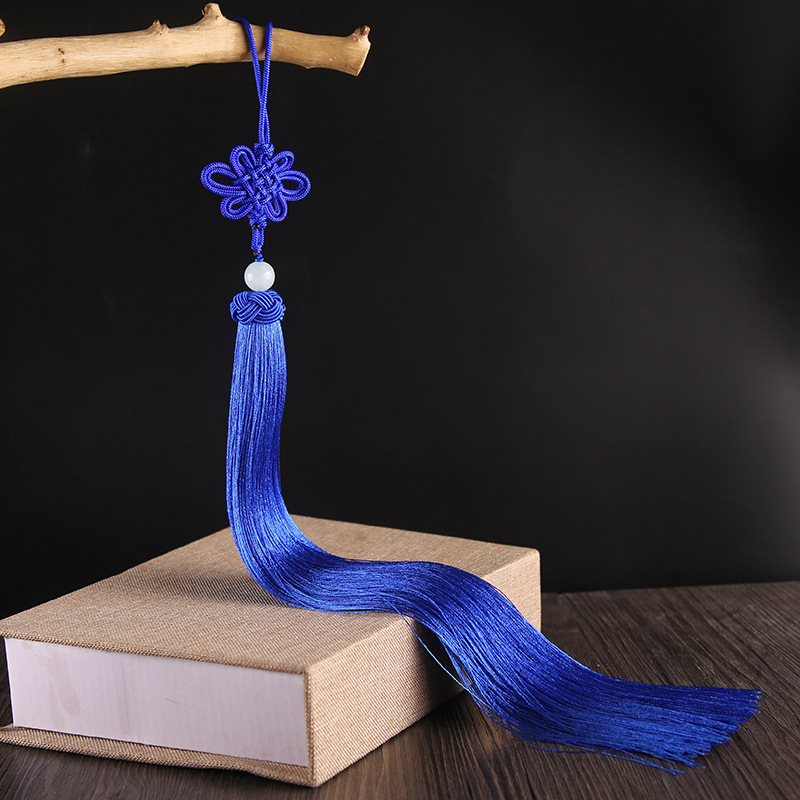 33 cm nod chinezesc cu ciucuri din mătase, lampă pendul pentru decor interior