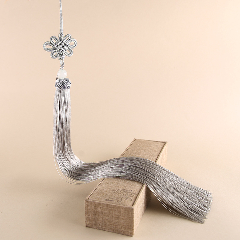 33 cm nod chinezesc cu ciucuri din mătase, lampă pendul pentru decor interior