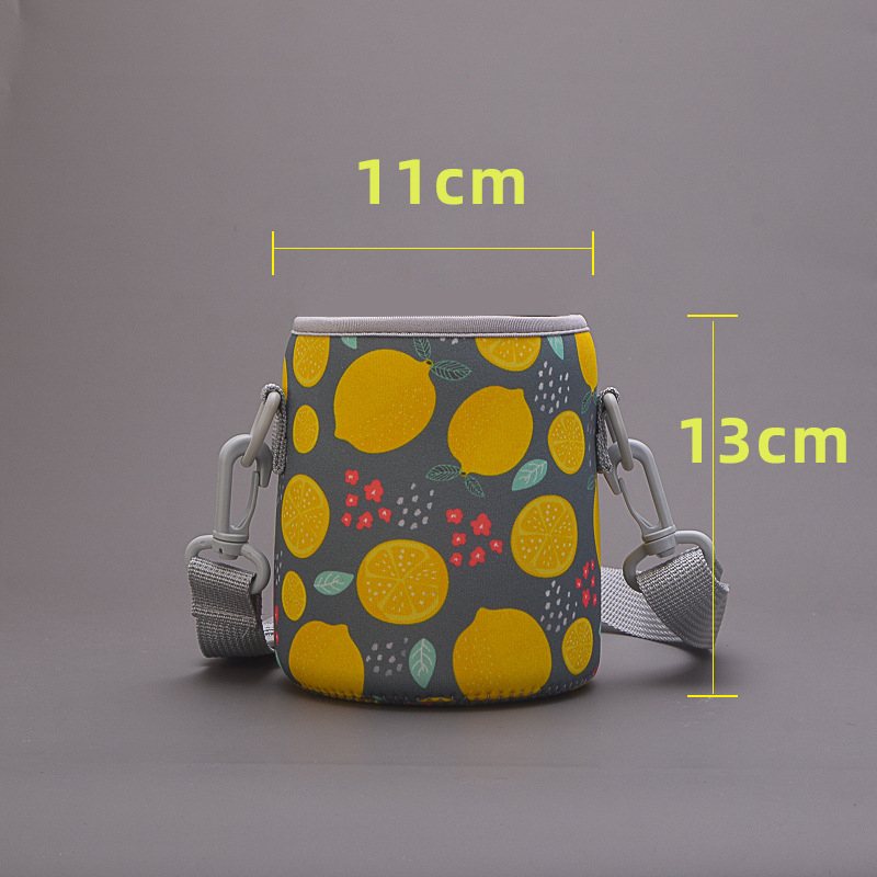 Husă de protecție pentru sticlă, cu design Lego în stil desen animat – husă portabilă pentru elevi, pentru călătorii și activități în aer liber