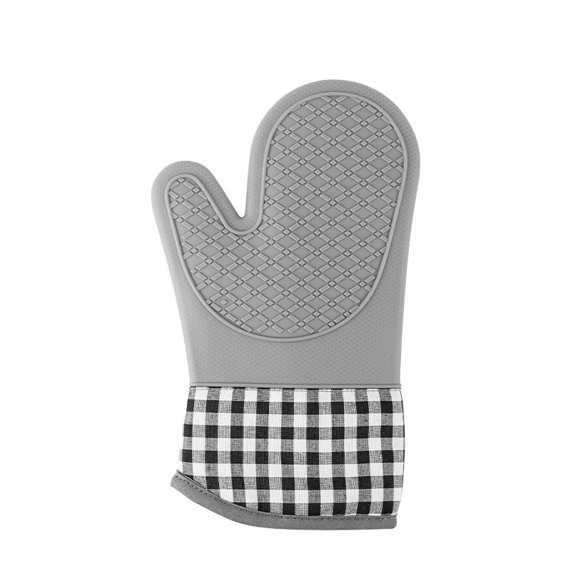 Mănuși izolante din silicon pentru cuptor, mănuși de bucătărie rezistente la temperaturi înalte, cu aderență antiderapantă, compatibile cu cuptorul cu microunde, model plasă, dimensiuni 30 × 18,5 cm
