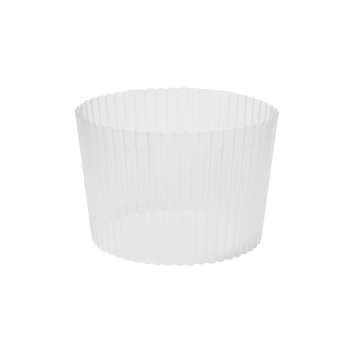 Înveliș din plastic pentru pahare de ceai cu lapte, transparent, antiderapant, pentru 500–700 ml, deschidere Ø90 mm