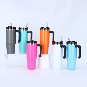 Cană termoizolantă din oțel inoxidabil de 30oz, cu mâner, pereți dubli, interior 304, exterior 201