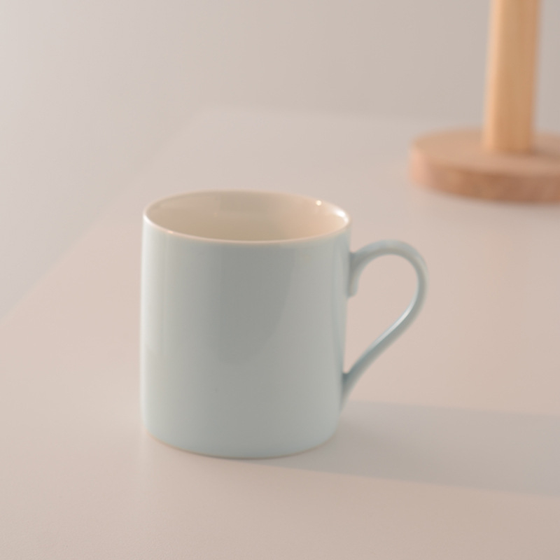 Cană creativă cu capac, culoare macarons, pentru uz casnic, ceașcă de ceai de după-amiază pentru cupluri, cană pentru birou, cafea