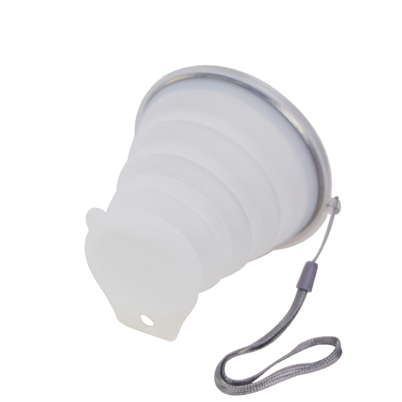 Shili cupă din silicon pentru călătorii – pliabilă, portabilă pentru clătirea gurii