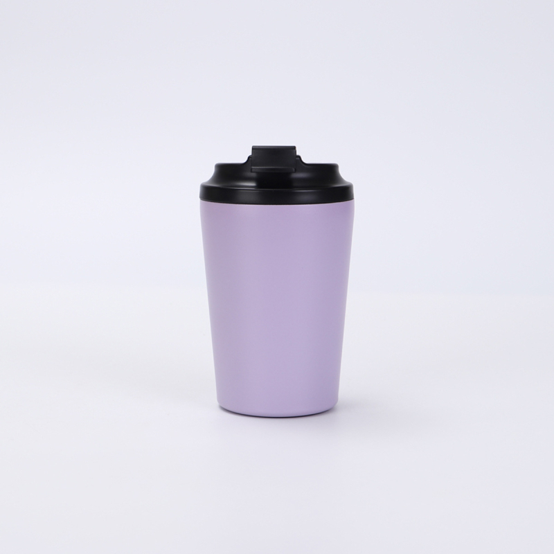 12oz rozsdamentes acél termosz kávés pohár mérőskálával, kis kapacitás, kettős falú vákuum, testreszabott minta
