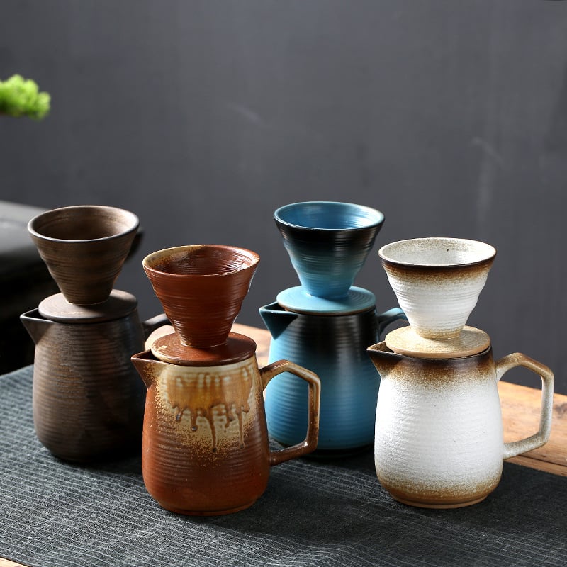 Κεραμικό σετ pour-over καφέ με φίλτρο V60